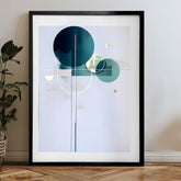 Poster da parete con effetto EXTRA - Golden Balance | misure diverse