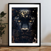 Poster da parete con effetto EXTRA - Pantera d'oro | misure diverse