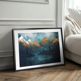 Poster da parete con effetto EXTRA - Mountain Majesty | misure diverse