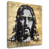 Il tocco d'oro sulla tela Sguardo celeste | dimensioni diverse