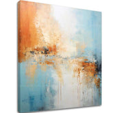 Quadri Peach Fuzz Risveglio mattutino 100x100 cm