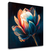 Decorazione d'autore su tela Risveglio di bellezza 80x80 cm