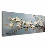 Mondo floreale su tela Oasi di pace e gioia 60x120 cm