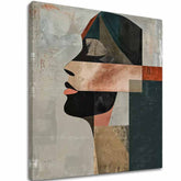 Immagine elegante di una donna che dorme