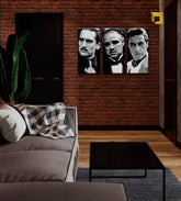 I più grandi MAFIOSI su tela - Il Padrino Sconto 60 % 120x80 cm