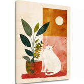 L'immagine su tela - Gatto zen - immagine 2