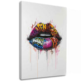 Immagine GRAFFITI LIPS | Tela italiana | dimensioni diverse