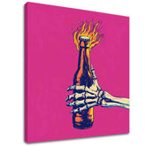 Immagine BURNING BOTTLE | Tela italiana | dimensioni diverse