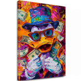 Immagine MONEY DUCK | Tela italiana
