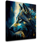 Pittura decorativa su tela - PREMIUM ART - Wilderness in Wolf Eyes