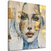 Immagine elegante di una donna Sguardo penetrante