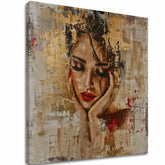 Elegante immagine di donna La Musa leggiadra