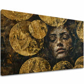 Elegante immagine di una donna sott'acqua