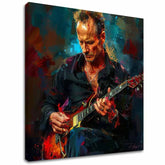Immagine STING - Re Grammy | 100% originale dipinto ad acrilico