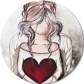 Quadri rotondi con acrilico Gift from Heaven | dimensioni diverse