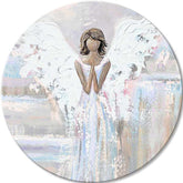 Quadri rotondi con acrilico Un tocco di tenerezza | dimensioni diverse