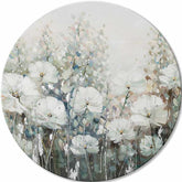 Quadro dipinto rotondo Sinfonia di primavera | dimensioni diverse