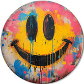 Quadri rotondi con acrilico I colori della gioia | dimensioni diverse