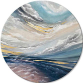 Quadri rotondi con acrilico Un nuovo inizio | dimensioni diverse