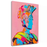 Immagine MODERN GLADIATOR su tela | Dettagli in acrilico