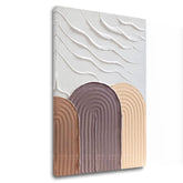 Immagine dipinta con struttura - Mattina sul Monte Everest | dimensioni diverse