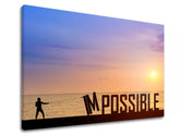 Arte murale motivazionale Impossible - immagine 5