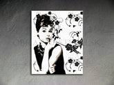 Dipinto a mano POP ART AUDREY HEPBURN