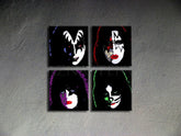 Dipinto a mano POP ART KISS