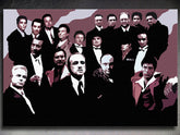 Dipinto a mano POP Art La famiglia mafiosa 1 pezzo famiglia2