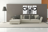 Dipinto a mano POP Art pittura DJ 3 pezzi dj4 - immagine 2