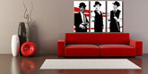 Dipinto a mano POP Art Rat Pack 3 pezzi rp2