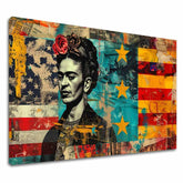 Immagine FRIDA KAHLO - Riferimento culturale | rifinito a mano dall'artista - immagine 2