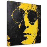 Immagine JOHN LENNON - Riflesso giallo della realtà | rifinito a mano dall'artista - immagine 2