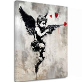 Immagine LOVE HUNTER su tela | rifinito a mano dall'artista - immagine 2