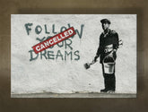 L'immagine su tela 1 pezzo Street ART - Banksy