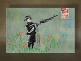 L'immagine su tela 1 pezzo Street ART - Banksy