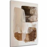 L'immagine su tela Beige Harmony - Astratto moderno - immagine 2