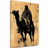 L'immagine su tela Cavaliere a cavallo - Decorazione d'epoca - immagine 2