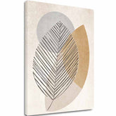 L'immagine su tela Gentle Leaf - Decorazione minimalista - immagine 2