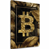 L'immagine su tela Golden BITCOIN - Modern Cryptomotive - immagine 2