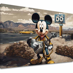 L'immagine su tela - Topolino chitarrista - immagine 2
