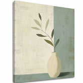 L'immagine su tela Vaso su Beige - Decorazione moderna - immagine 2