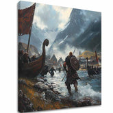 L'immagine su tela Vikings on Mori - Storico L'immagine - immagine 2
