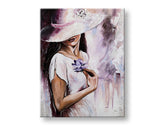 Quadro murale dipinto DONNA 1 parte