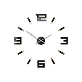 Orologio da parete contemporaneo in vetro acrilico