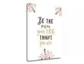 Arte da parete con testo Be the person - immagine 2