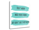 Arte da parete con testo Dont worry - immagine 3