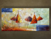 Quadro murale dipinto a mano DANCERS