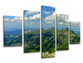 Pittura murale in 5 parti SLOVACCHIA / TATRY