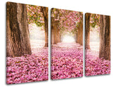 Pittura murale in 3 parti TREES